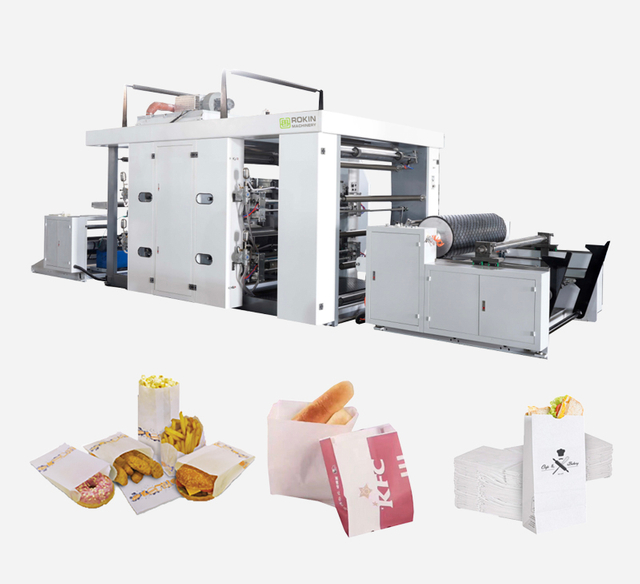 Máy in giấy Flexo bốn màu